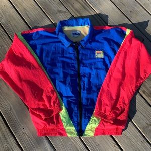 Vintage Fila Windbreaker 90s Size Large
